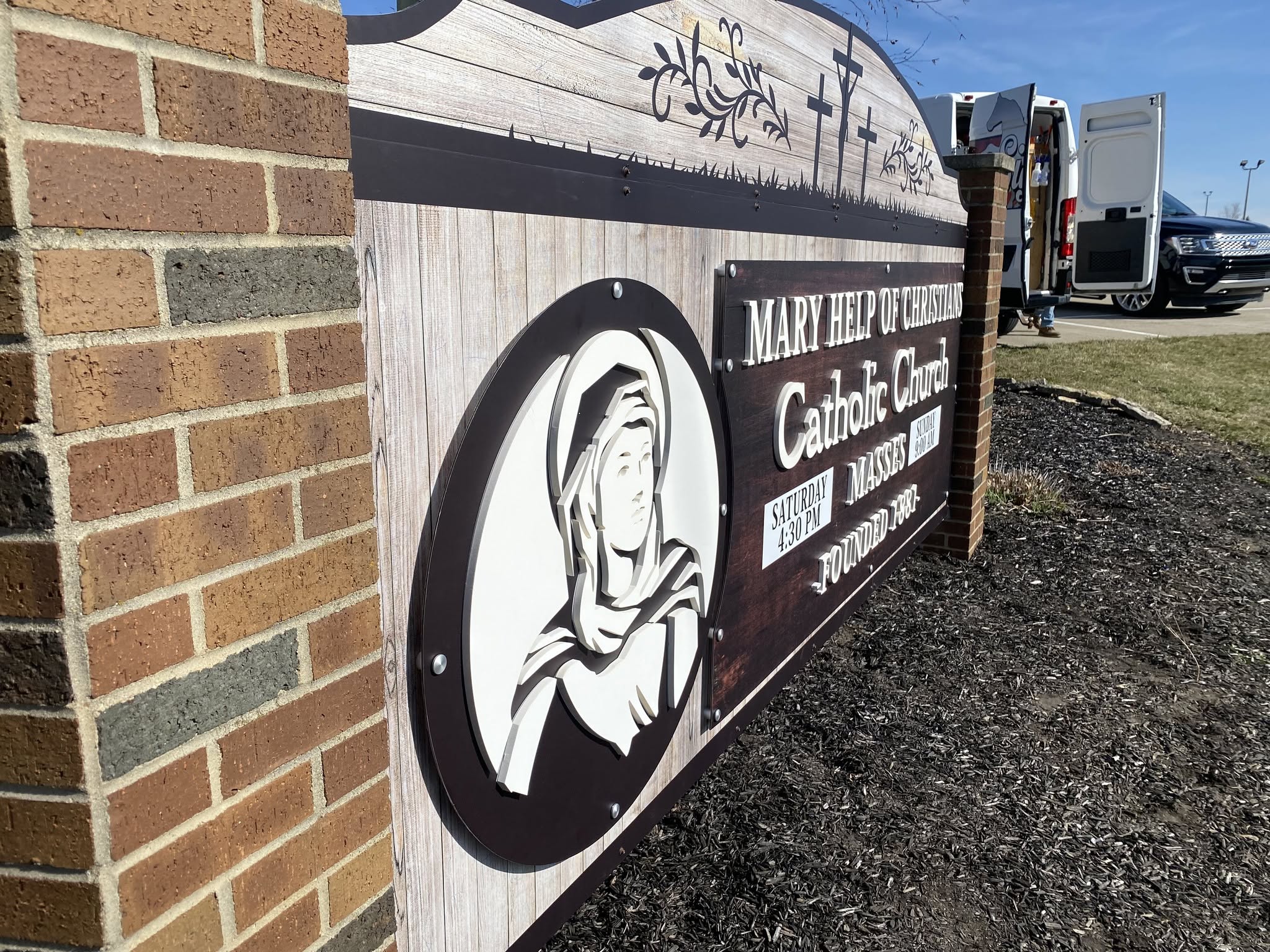 Display Craft Signs completed sign and graphics project