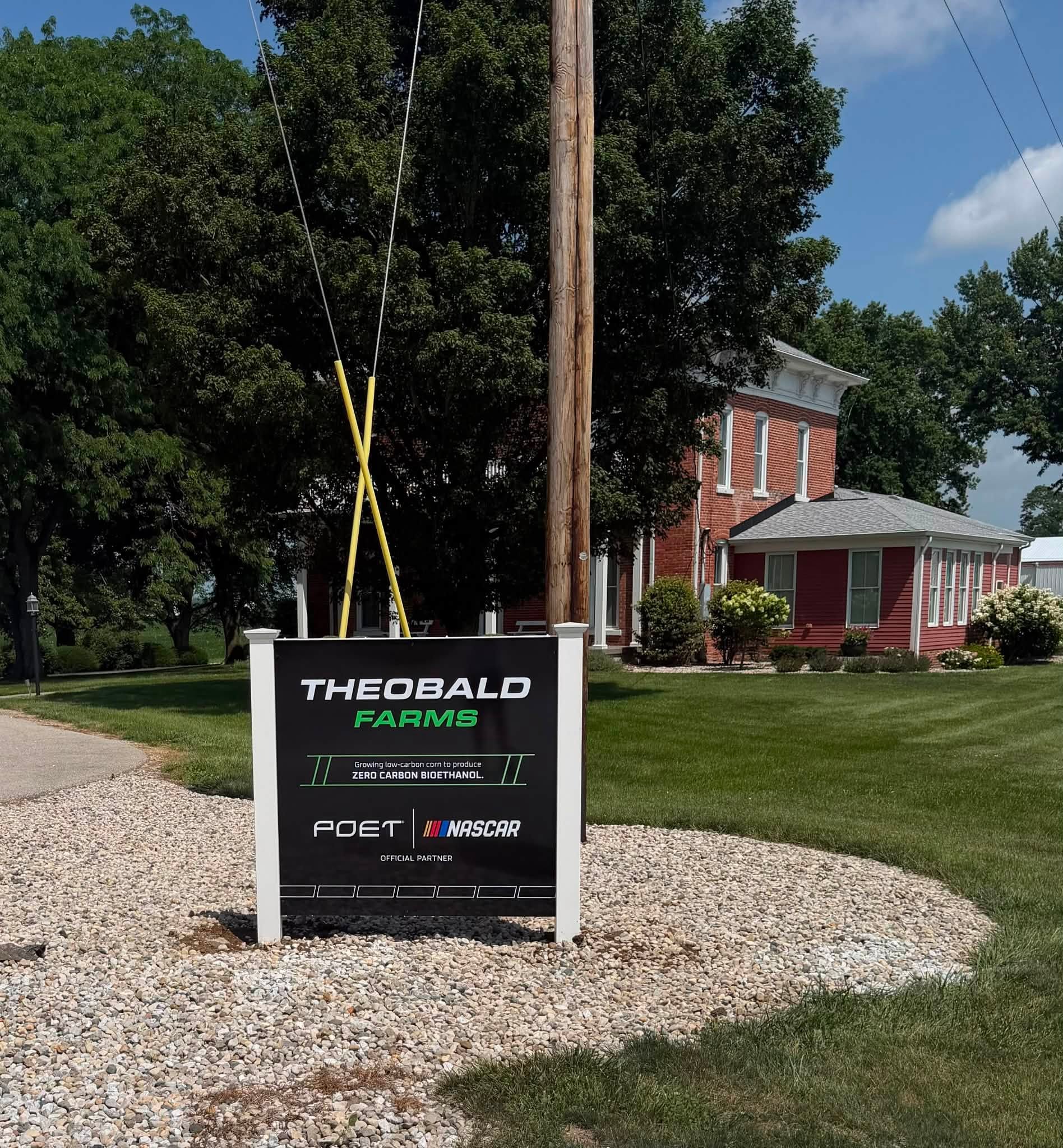 Installed roadside sign by Display Craft Signs